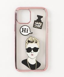 HAPPY FACE（ハッピーフェイス）の「〈HAPPY FACE/ハッピーフェイス〉Celebrity Style Case/透明メタリックフレーム 海外セレブ風iPhoneケース（スマホケース/カバー）」