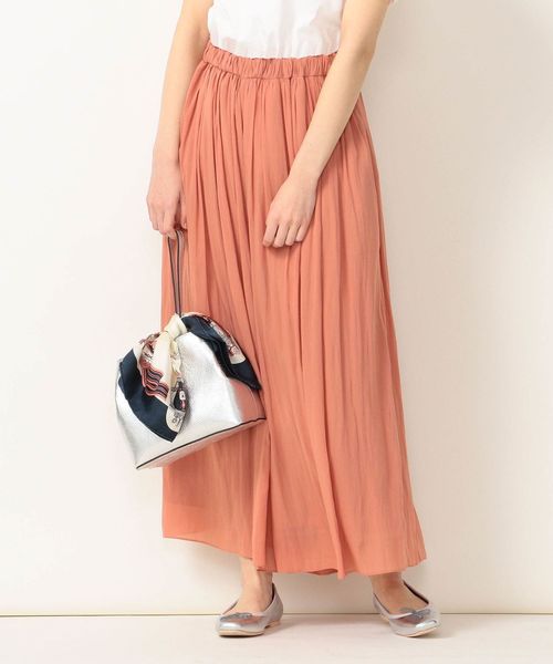 SHIPS any(シップス エニィ)の「SHIPS any:ヨウリュウギャザーパンツ◇(その他パンツ・レディース・ネイビー/ピンク・38/36)」の2枚目の写真