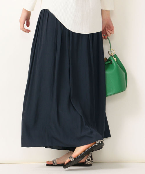 SHIPS any(シップス エニィ)の「SHIPS any:ヨウリュウギャザーパンツ◇(その他パンツ・レディース・ネイビー/ピンク・38/36)」の8枚目の写真