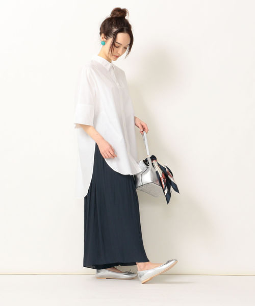 SHIPS any(シップス エニィ)の「SHIPS any:ヨウリュウギャザーパンツ◇(その他パンツ・レディース・ネイビー/ピンク・38/36)」の10枚目の写真