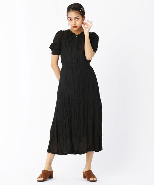 セール ワッシャー加工フェミニンシフォンワンピース ワンピース 179 Wg イチナナキュウダブルジー のファッション通販 Zozotown