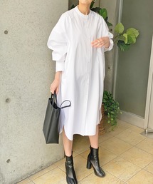 Marient | タイプライターコットンシャツワンピ(シャツワンピース)