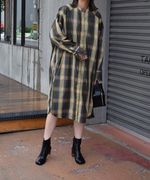 Marient（マリエント）の「タイプライターコットンシャツワンピ（シャツワンピース）」