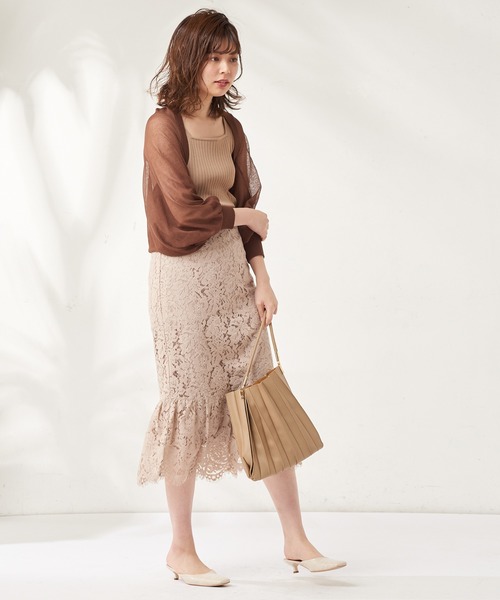 Pin Curl スカラップデザインスカート 楽天市場】裾スカラップ デザイン スカート Prima Scherrer 全3色