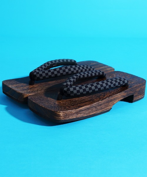 ８(eight)（エイト）の「本格 桐 下駄（和装小物・メンズ・パープル/ドット/チェック/ブルー系その他2/ブルー系その他3/ネイビー/ブルー系その他/グリーン/グレー/ストライプ・MEDIUM/LARGE）」の10枚目の写真