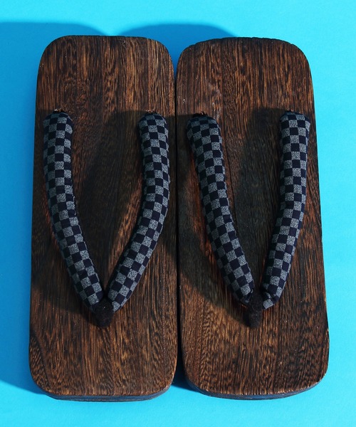 ８(eight)（エイト）の「本格 桐 下駄（和装小物・メンズ・パープル/ドット/チェック/ブルー系その他2/ブルー系その他3/ネイビー/ブルー系その他/グリーン/グレー/ストライプ・MEDIUM/LARGE）」の12枚目の写真