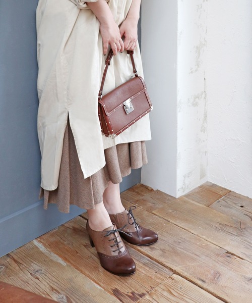 MODE KAORI(モードカオリ)の「レースアップパンプス(ドレスシューズ・レディース・グレー系その他/ブラック/ブラウン系その他・24cm/23cm/23.5cm/24.5cm/22.5cm)」の8枚目の写真