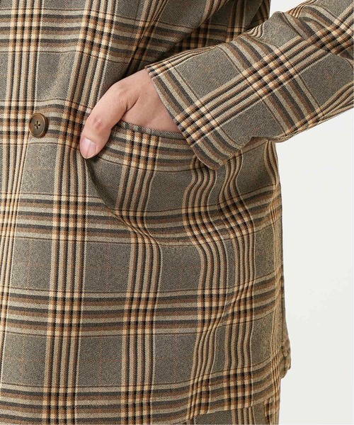 417 EDIFICE（フォーワンセブンエディフィス）の「◆ダブルプレスト ダッド ジャケット【セットアップ着用可能】（テーラードジャケット・メンズ・ベージュ/ネイビー/グレー・SMALL/MEDIUM/LARGE/X-LARGE）」の21枚目の写真