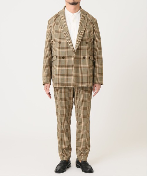 美品　shareef edifice別注　ダブルジャケット　スーツセットアップ 未使用品】shareef ダブルジャケット スーツセットアップ ブルー