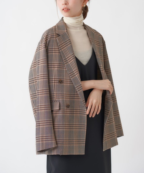 セール】◇ダブルプレスト ダッド ジャケット【セットアップ着用可能