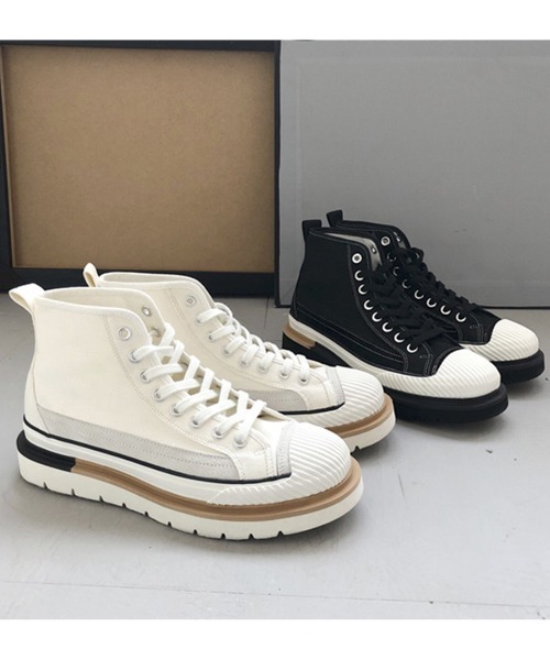 WESTBOY(ウエストボーイ)の「【WB ORIGINALS】Platform chunky sneakers(スニーカー・メンズ・ホワイト/ブラック・41/42/43)」の12枚目の写真