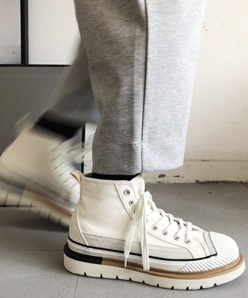 WESTBOY(ウエストボーイ)の「【WB ORIGINALS】Platform chunky sneakers(スニーカー・メンズ・ホワイト/ブラック・41/42/43)」の15枚目の写真