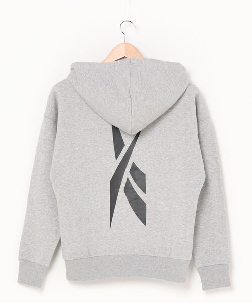 Reebok(リーボック)の「MYT フリース オーバーサイズ フーディー / MYT Fleece Oversize Hoodie(パーカー・レディース・ブラック/ヘザーグレー・SMALL/LARGE/MEDIUM/X-LARGE/XX-LARGE/X-SMALL)」の4枚目の写真