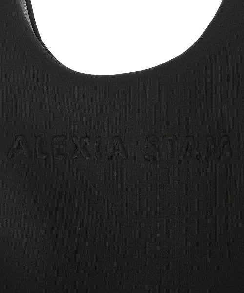 ALEXIA STAM（アリシアスタン）の「Embossed Logo Reversible Tote Bag/エンボスロゴリバーシブルトートバッグ（ショルダーバッグ・レディース・ホワイト/ブラック/カーキ・FREE）」の20枚目の写真