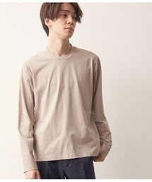 バックハイネック長袖Tシャツ