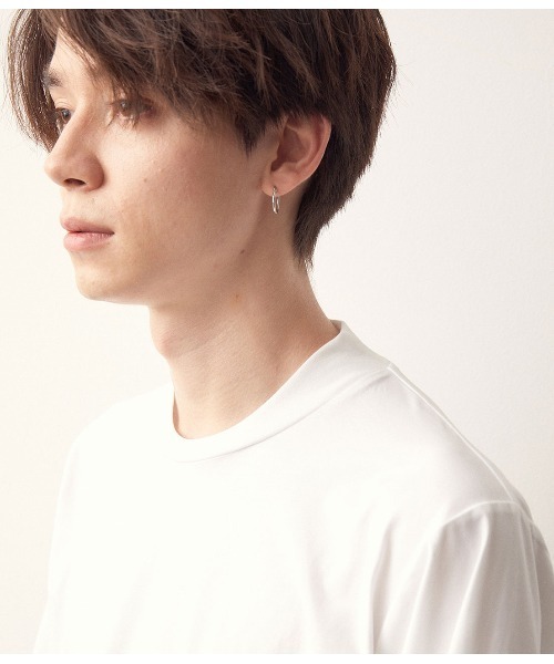 JUNRED(ジュンレッド)の「バックハイネック長袖Tシャツ(Tシャツ/カットソー・メンズ・ブラック/ダークブラウン/ホワイト・LL/M/L)」の4枚目の写真