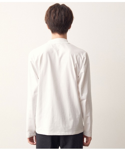 JUNRED(ジュンレッド)の「バックハイネック長袖Tシャツ(Tシャツ/カットソー・メンズ・ブラック/ダークブラウン/ホワイト・LL/M/L)」の18枚目の写真