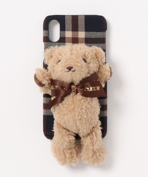 Maison de FLEUR - ♡メゾンドフルール♡ささえてくまさんiPhoneX/XSケース♡ベア♡クマ♡ Maison de FLEUR - ♡メゾンドフルール♡ささえてくまさん