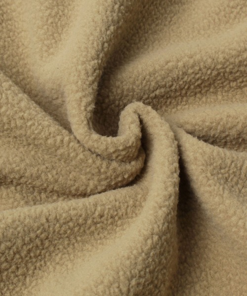 CONVERSE（コンバース）の「【CONVERSE/コンバース】オールスター オーバーサイズ  シープボア 刺繍 ロゴ ジップパーカー/フーディー（パーカー・メンズ・ブラック/ベージュ・M/XL/L）」の14枚目の写真