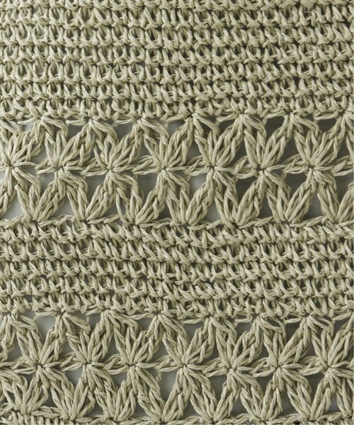 RAY CASSIN（レイカズン）の「ペーパー雑材トートバッグ（トートバッグ・レディース・ベージュ/ブラウン/カーキ・FREE）」の10枚目の写真