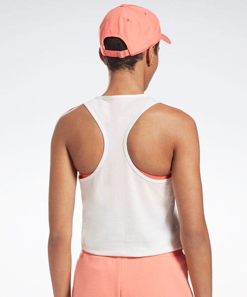 Reebok（リーボック）の「トレーニング エッセンシャルズ グラフィック タンク トップ / Training Essentials Graphic Tank Top（タンクトップ・レディース・ホワイト系その他/コーラル/ブラック/ホワイト・LARGE/X-LARGE/SMALL/MEDIUM/X-SMALL/XX-LARGE）」の5枚目の写真