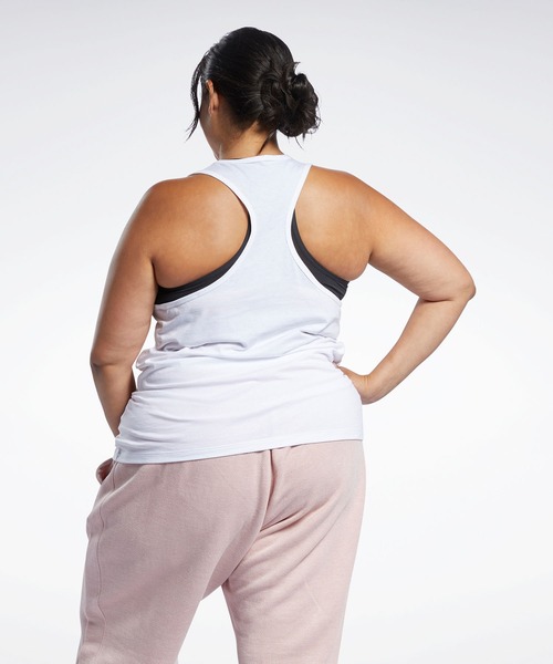 Reebok（リーボック）の「トレーニング エッセンシャルズ グラフィック タンク トップ / Training Essentials Graphic Tank Top（タンクトップ・レディース・ホワイト系その他/コーラル/ブラック/ホワイト・LARGE/X-LARGE/SMALL/MEDIUM/X-SMALL/XX-LARGE）」の19枚目の写真