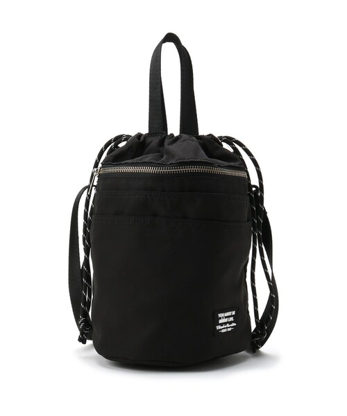 adabat（アダバット）の「◆ショルダーベルト付きバッグ（ボディバッグ/ウエストポーチ・レディース・ブラック/ライトパープル/黄緑系/ベージュ・00）」の2枚目の写真