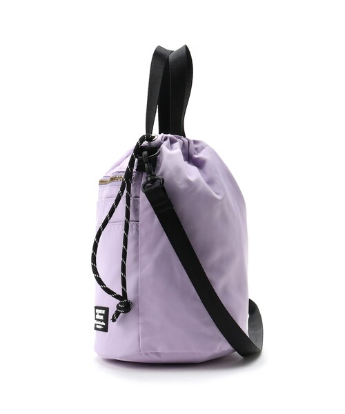 adabat（アダバット）の「◆ショルダーベルト付きバッグ（ボディバッグ/ウエストポーチ・レディース・ブラック/ライトパープル/黄緑系/ベージュ・00）」の8枚目の写真