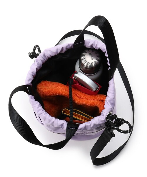 adabat（アダバット）の「◆ショルダーベルト付きバッグ（ボディバッグ/ウエストポーチ・レディース・ブラック/ライトパープル/黄緑系/ベージュ・00）」の11枚目の写真