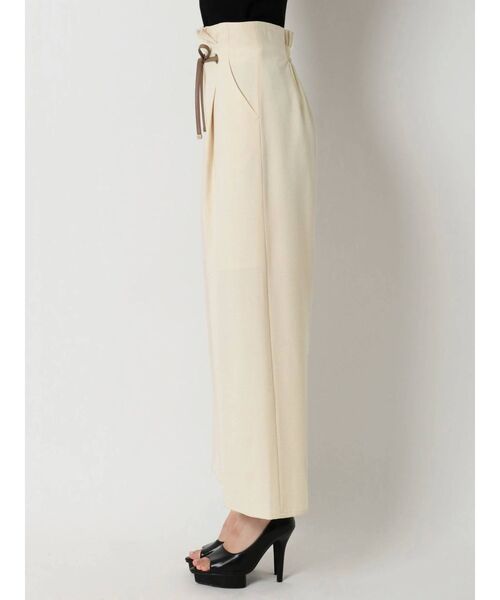 RESEXXY（リゼクシー）の「合皮リボンストレートワイドパンツ（その他パンツ・レディース・ピンク/アイボリー/モカ・FREE）」の15枚目の写真
