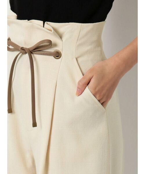 RESEXXY（リゼクシー）の「合皮リボンストレートワイドパンツ（その他パンツ・レディース・ピンク/アイボリー/モカ・FREE）」の11枚目の写真