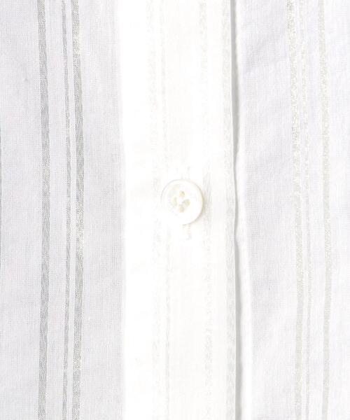 AEWEN MATOPH（イウエン マトフ）の「＜AEWEN MATOPH（イウエン マトフ）＞ラメ ストライプ ボリュームスリーブ ブラウス（シャツ/ブラウス・レディース・オレンジ/ホワイト・FREE）」の12枚目の写真