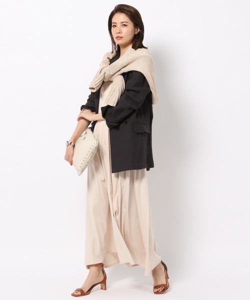 BABYLONE(バビロン)の「BABYLONE/リネンジャケット(テーラードジャケット・レディース・ブラック/ベージュ・36/38)」の17枚目の写真