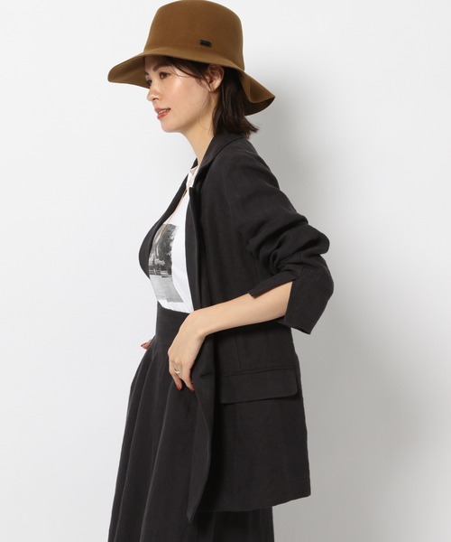 BABYLONE(バビロン)の「BABYLONE/リネンジャケット(テーラードジャケット・レディース・ブラック/ベージュ・36/38)」の14枚目の写真