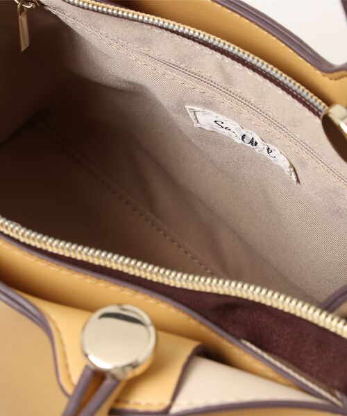 SAC（サック）の「サイドファスナー2WAYハンドバッグ  SAC unit（ハンドバッグ・レディース・ブラック/アイボリー/グリーン/イエロー・FREE）」の8枚目の写真