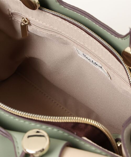 SAC（サック）の「サイドファスナー2WAYハンドバッグ  SAC unit（ハンドバッグ・レディース・ブラック/アイボリー/グリーン/イエロー・FREE）」の5枚目の写真