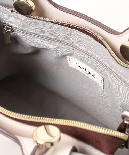 SAC（サック）の「サイドファスナー2WAYハンドバッグ  SAC unit（ハンドバッグ・レディース・ブラック/アイボリー/グリーン/イエロー・FREE）」の10枚目の写真