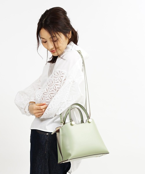 SAC（サック）の「サイドファスナー2WAYハンドバッグ  SAC unit（ハンドバッグ・レディース・ブラック/アイボリー/グリーン/イエロー・FREE）」の14枚目の写真