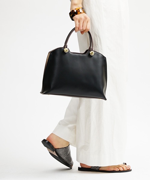 SAC（サック）の「サイドファスナー2WAYハンドバッグ  SAC unit（ハンドバッグ・レディース・ブラック/アイボリー/グリーン/イエロー・FREE）」の15枚目の写真