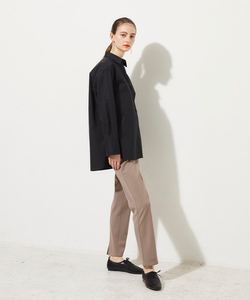 LE SOUK HOLIDAY(ルスークホリデー)の「ストレッチポンチストレートパンツ(その他パンツ・レディース・ブラック/ベージュ・64/67/61)」の17枚目の写真