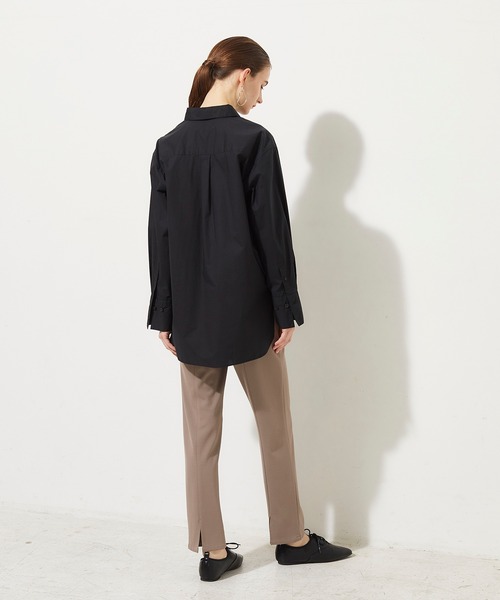 LE SOUK HOLIDAY(ルスークホリデー)の「ストレッチポンチストレートパンツ(その他パンツ・レディース・ブラック/ベージュ・64/67/61)」の18枚目の写真