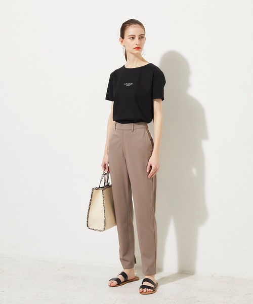 LE SOUK HOLIDAY(ルスークホリデー)の「ストレッチポンチストレートパンツ(その他パンツ・レディース・ブラック/ベージュ・64/67/61)」の19枚目の写真
