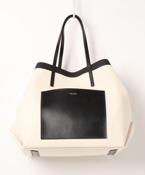 SHENERY（シーナリー）の「(YAHKI/ヤーキ)キャンバストートバッグ（トートバッグ・レディース・ブラック/ブラウン・FREE）」の8枚目の写真