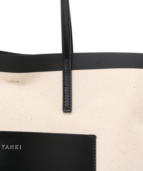 SHENERY（シーナリー）の「(YAHKI/ヤーキ)キャンバストートバッグ（トートバッグ・レディース・ブラック/ブラウン・FREE）」の10枚目の写真