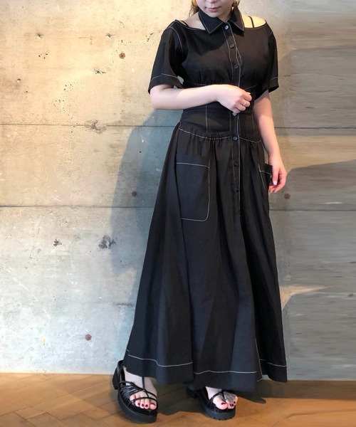 G.V.G.V.（ジーヴィージーヴィー）の「DOCKING SUMMER DRESS