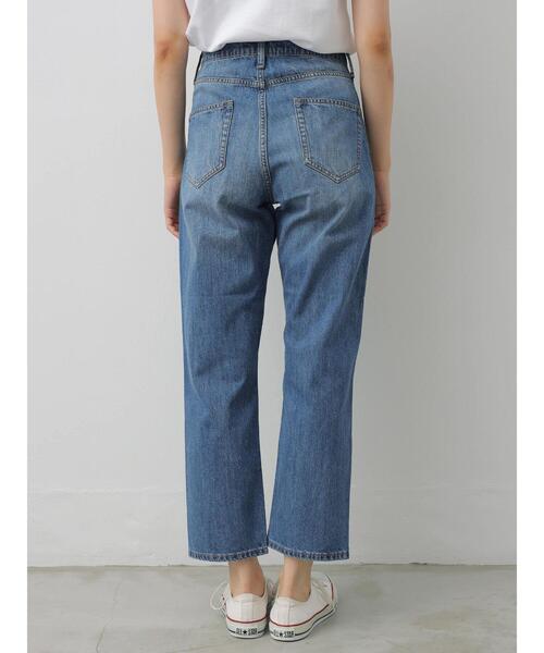 AMERICAN HOLIC（アメリカンホリック）の「ストレートデニム（デニムパンツ・レディース・インディゴブルー/ライトインディゴブルー/オフホワイト・L/M/S）」の10枚目の写真