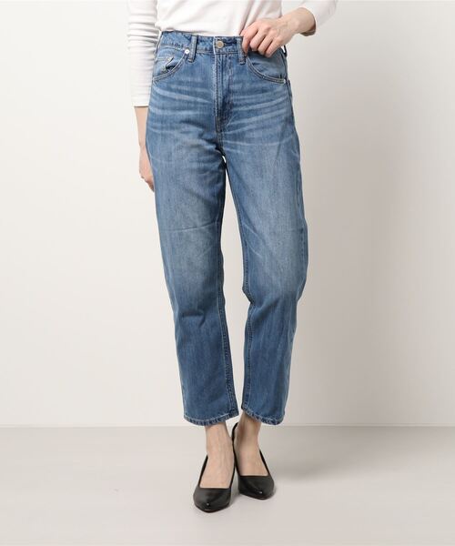 AMERICAN HOLIC（アメリカンホリック）の「ストレートデニム（デニムパンツ・レディース・インディゴブルー/ライトインディゴブルー/オフホワイト・L/M/S）」の7枚目の写真