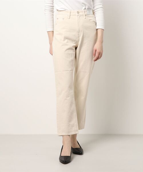 AMERICAN HOLIC（アメリカンホリック）の「ストレートデニム（デニムパンツ・レディース・インディゴブルー/ライトインディゴブルー/オフホワイト・L/M/S）」の8枚目の写真