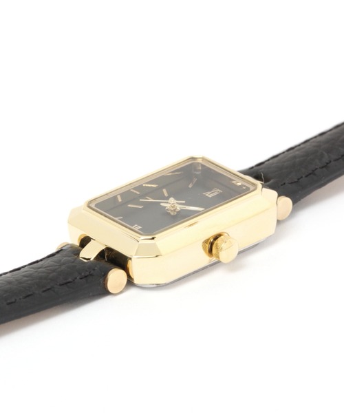 BARNYARDSTORM(バンヤードストーム)の「BARNYARDSTORM / 【otonaMUSE8月号掲載 佐田真由美さん着用】角フレームスリムウォッチ(アナログ腕時計・レディース・キャメル/ブラック/グレー・FREE)」の9枚目の写真
