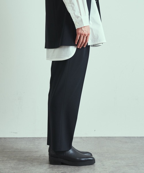 Lui's（ルイス）の「【2×2 セットアップシリーズ 21Summer】 テーパードパンツ（スラックス・メンズ・ブラック/パープル/ブルーグリーン・SMALL/MEDIUM）」の17枚目の写真